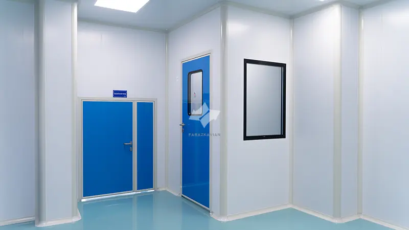 اتاق تمیز طراحی شده فرازکاویان