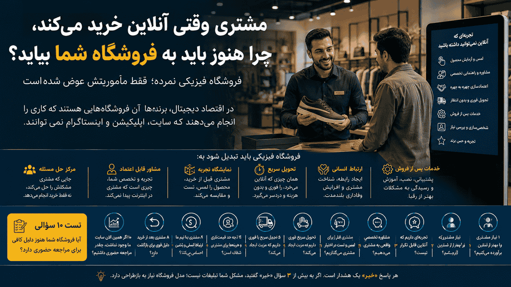 فروشگاه فیزیکی نمرده است؛ مأموریتش در عصر خرید دیجیتال تغییر کرده است