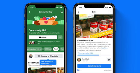راهکار فیس بوک برای کمک به نیازمندان