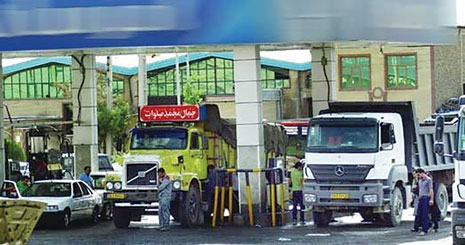 قطع سهمیه سوخت 54 هزار خودروی سنگین 