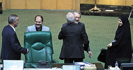 لاریجانی رئیس مجلس دهم شد