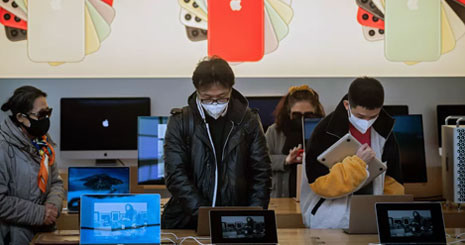 بازگشایی فروشگاه های اپل در چین