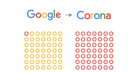 تغییر لوگوی صفحه اصلی گوگل با توجه به کرونا