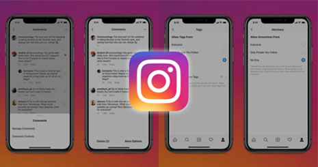 حذف دسته جمعی سنجاق کردن نظرات قابلیت جدید اینستاگرام