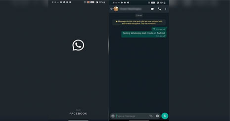 رونمایی از حالت تاریک در واتس اپ