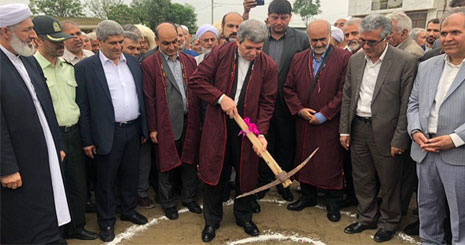 ساخت مدرسه در مناطق سیل زده استان گلستان بانک پاسارگاد