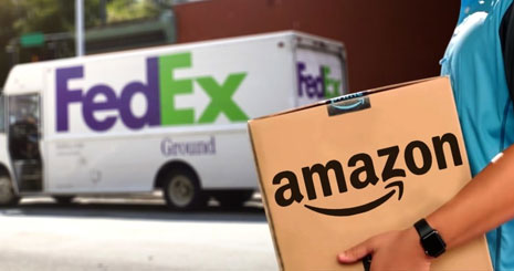 سیستم توزیع آمازون رقیب FedEx