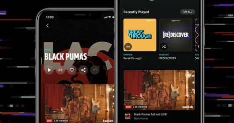 همکاری آمازون تی ویتچ پخش کنسرت زنده