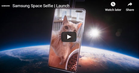کمپین تبلیغاتی Space Selfie