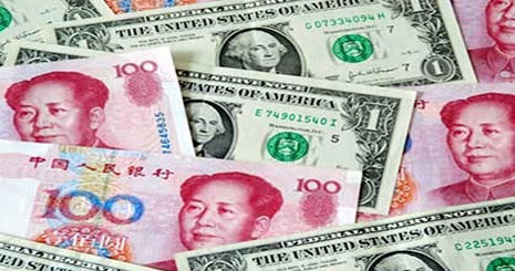یوان در مقابل دلار