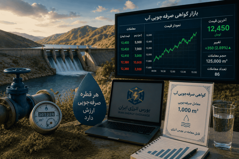 آب وارد بورس می‌شود