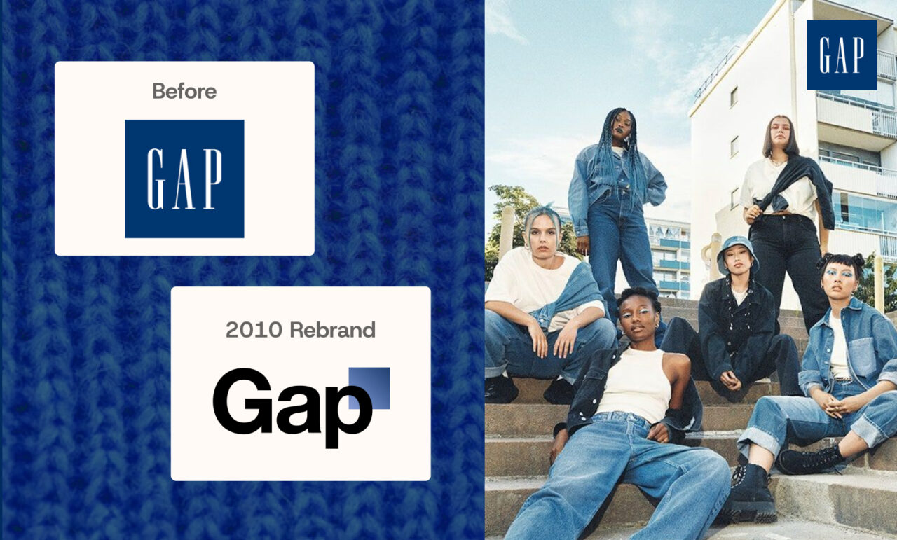 بازسازی برند لباس گپ