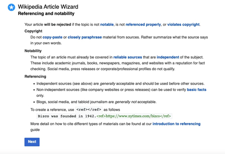 ایجاد صفحه برای برند در ویکی پدیا