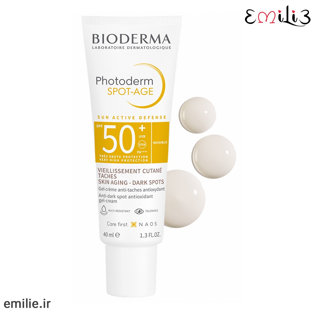 ضدآفتاب فتودرم اسپات ایج +SPF50 بی رنگ بایودرما