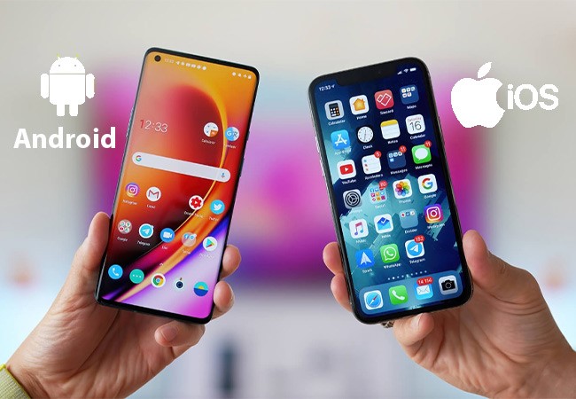 مقایسه رابط کاربری اندروید و iOS