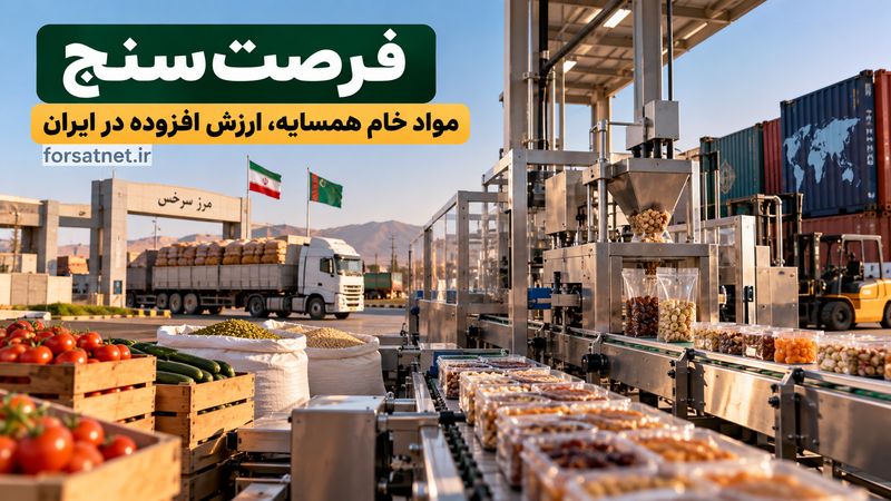 فرصت‌سنج | مواد خام همسایه، ارزش افزوده در ایران