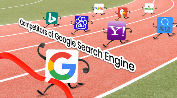 رقبای گوگل در حوزه موتورهای جست وجو