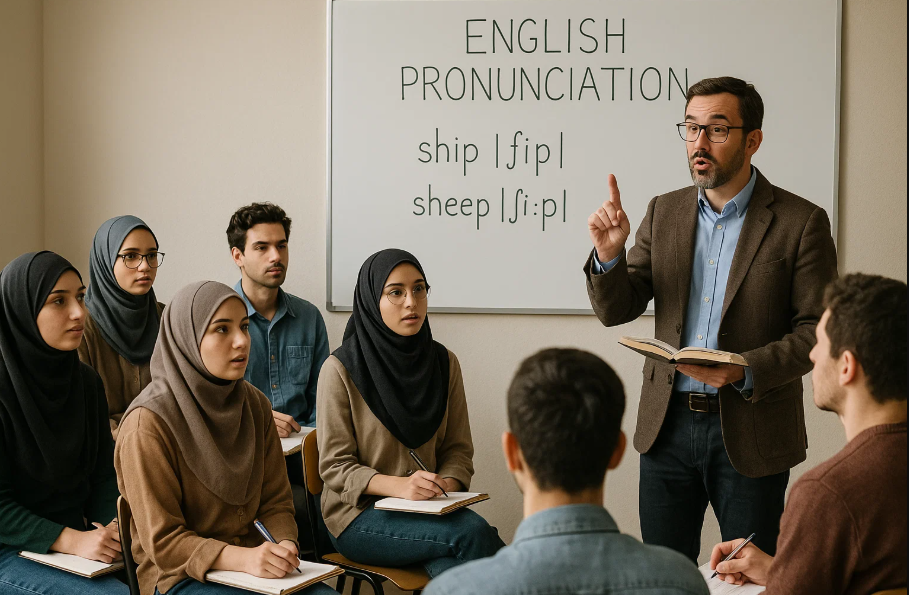 آموزش تلفظ صحیح کلمات انگلیسی