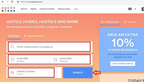 Agoda.com بهترین سایت های رزرو هتل در جهان