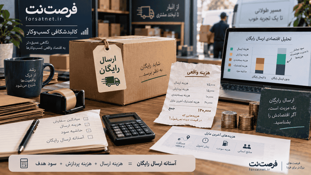 کالبدشکافی کسب‌وکار | ارسال رایگان واقعاً چقدر برای شما هزینه دارد؟