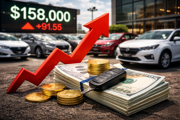 بازار خودرو زیر سایه دلار ۱۵۸ هزار تومانی