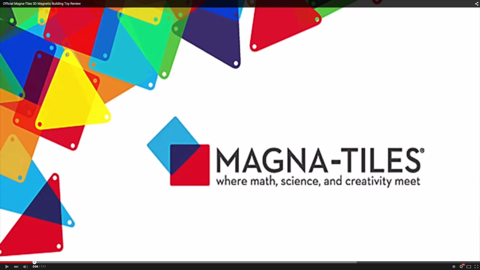 ماگنا تایلز (Magna Tiles): ساخت و ساز تا بی نهایت