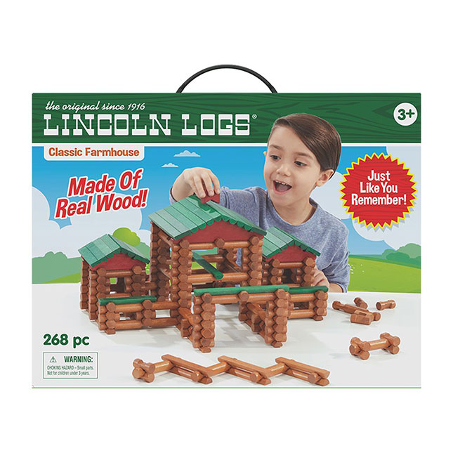 لینکلن لاگز (Lincoln Logs): قدیمی ترین گزینه دنیا