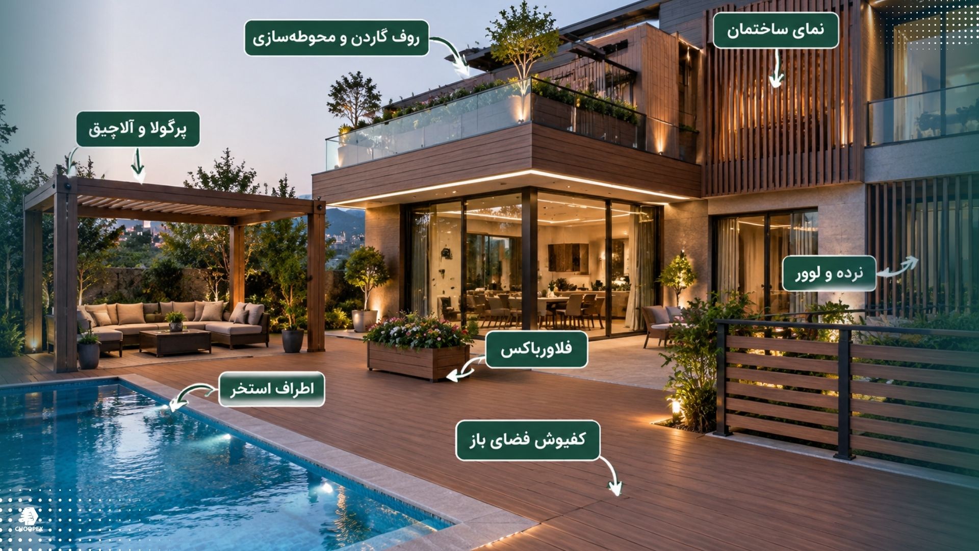 کاربردهای پروفیل چوب پلاست