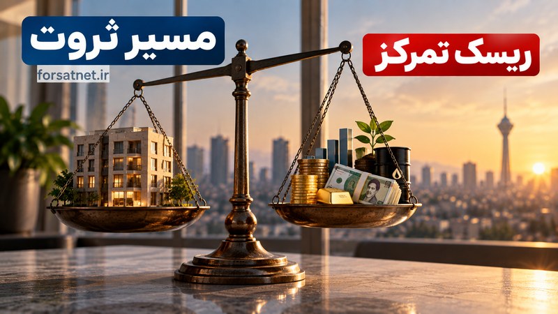 مسیر ثروت | اگر ۷۰ درصد ثروتتان در یک دارایی است، چقدر ریسک دارید؟