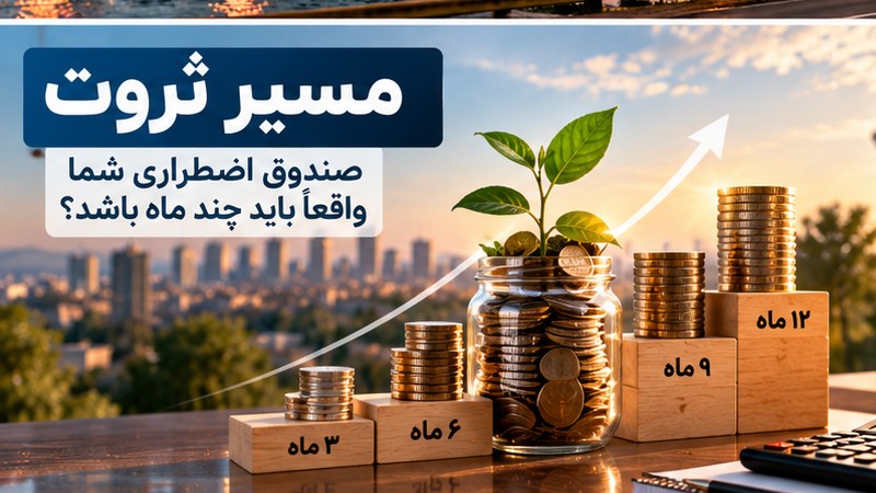 مسیر ثروت | صندوق اضطراری شما واقعاً باید چند ماه باشد؟