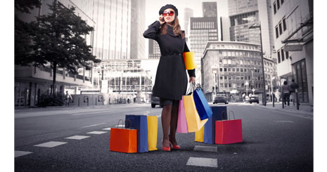 women shopping
