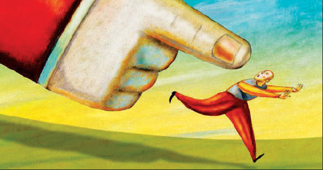 exaggerating the behavior of managers