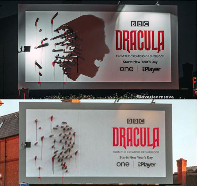 تبلیغ سریال دراکولای برند بی بی سی