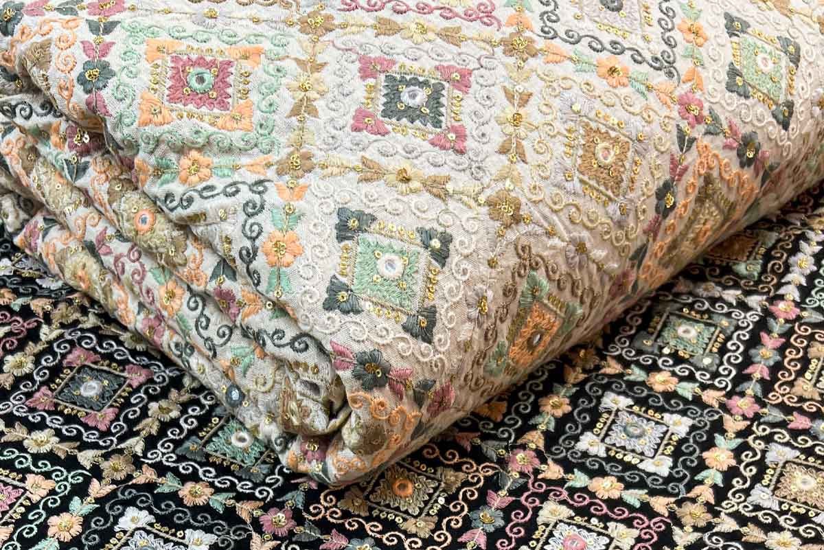 قیمت پارچه لینن سوزن دوزی