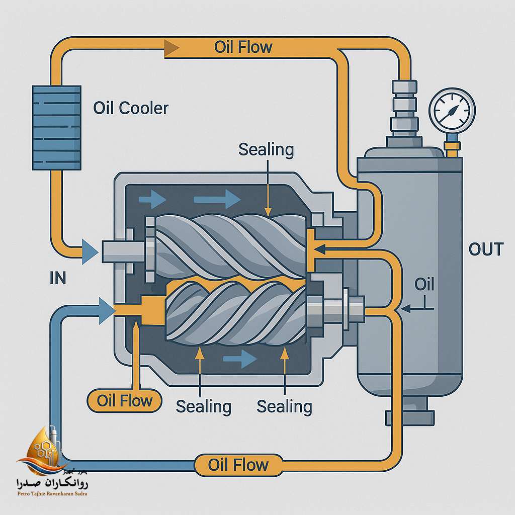 ویژگی&zwnj;های فنی یک روغن استاندارد برای کمپرسور اسکرو