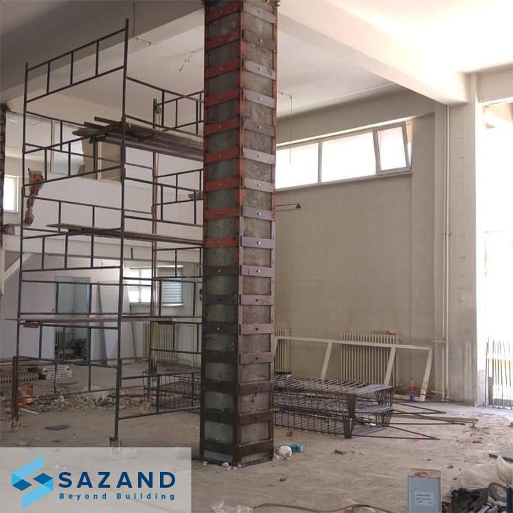 مزایا و معایب مقاوم&zwnj; سازی تیر و ستون بتنی به روش ژاکت بتنی