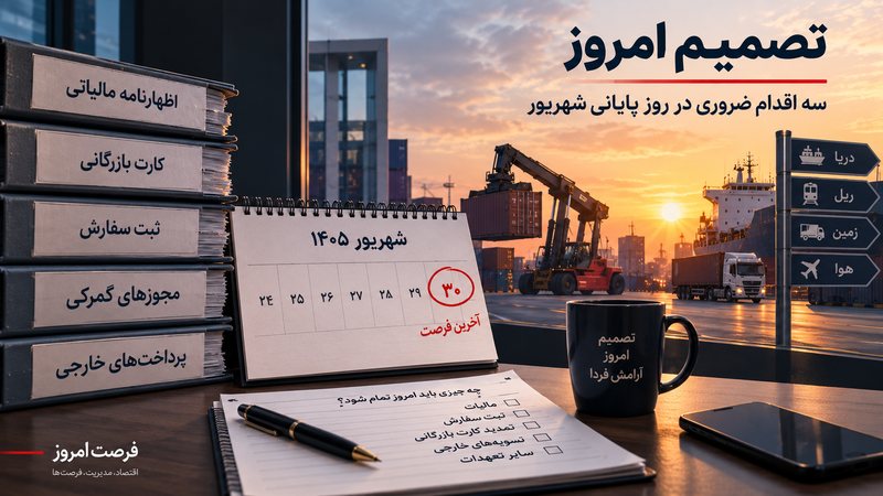 تصمیم امروز | 4 موضوعی که مدیران باید امروز 30 شهریور جدی بگیرند