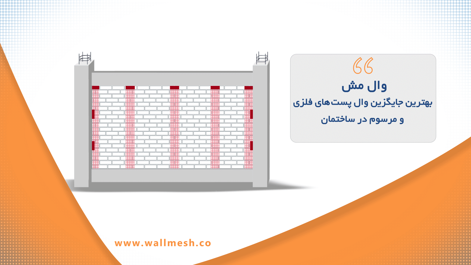 وال مش بهترین جایگزین وال پست های فلزی و مرسوم در ساختمان