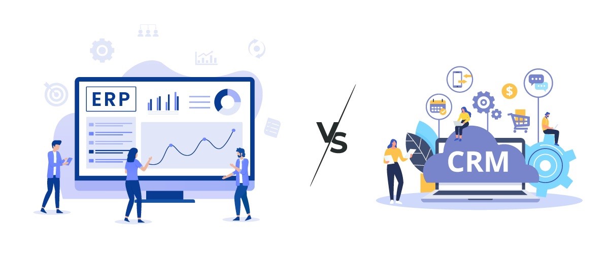 تفاوت های CRM و ERP