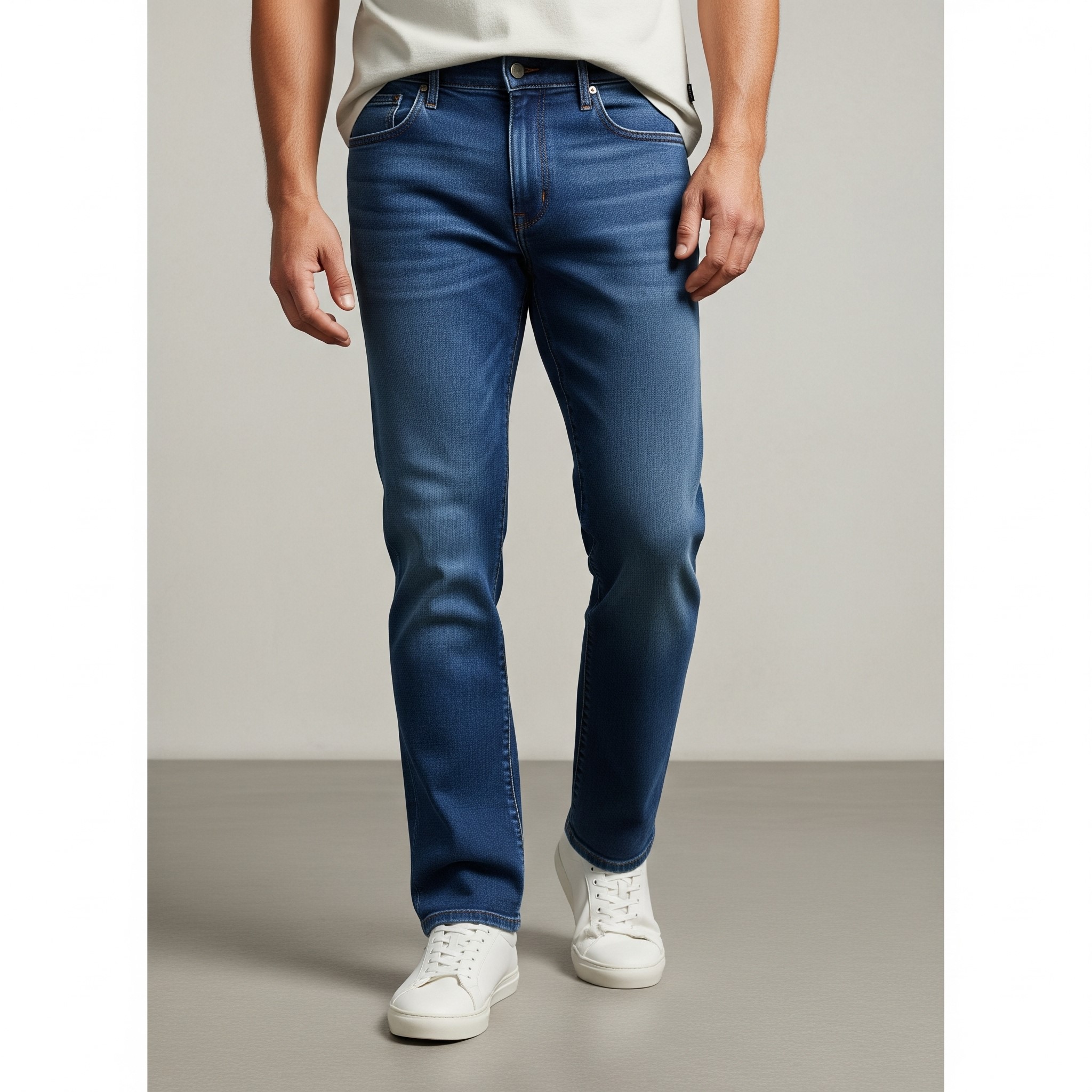 شلوار جین برای فرم بدن متوسط