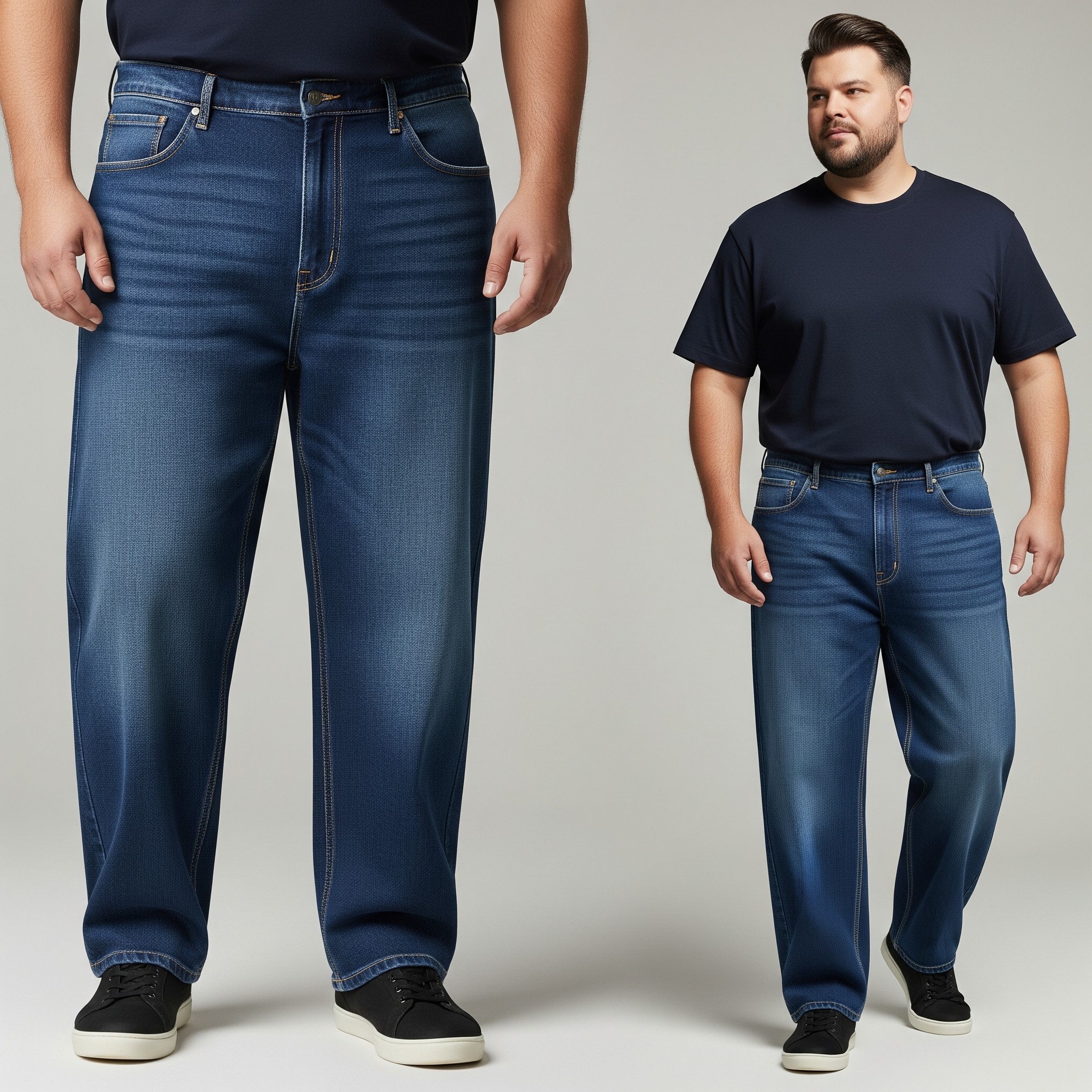 شلوار جین برای فرم بدن چاق